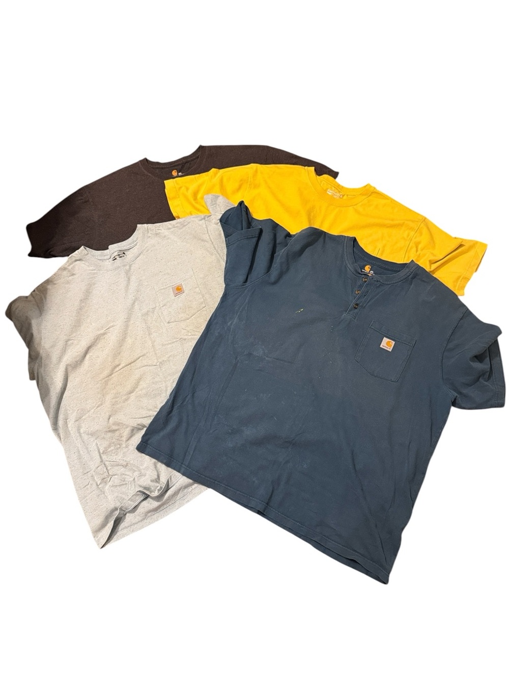Bundle of Carhartt work shirts short sleeve size 2XL
